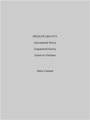 cover image of Speed of Gravity